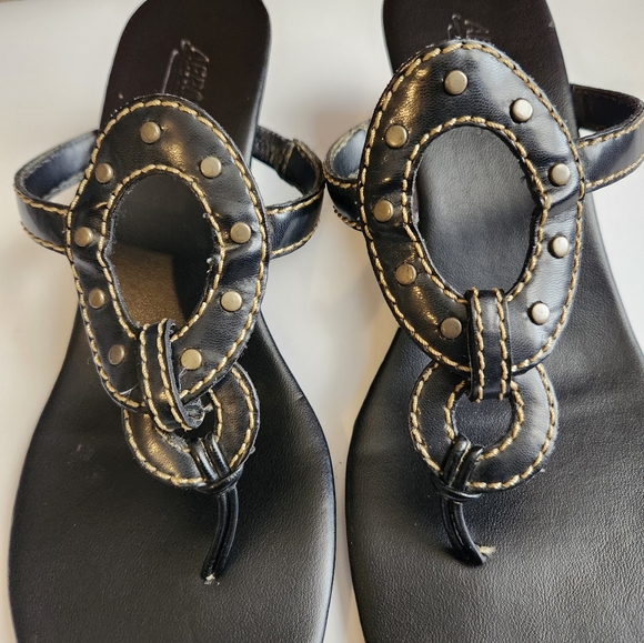 Dark Brown Sandals Aerosoles Size 7.5 - Picture 2 of 5